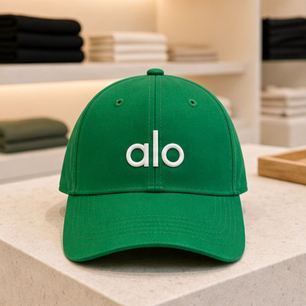 ALO Yoga Green Resort Baseball Cap Hat OS
